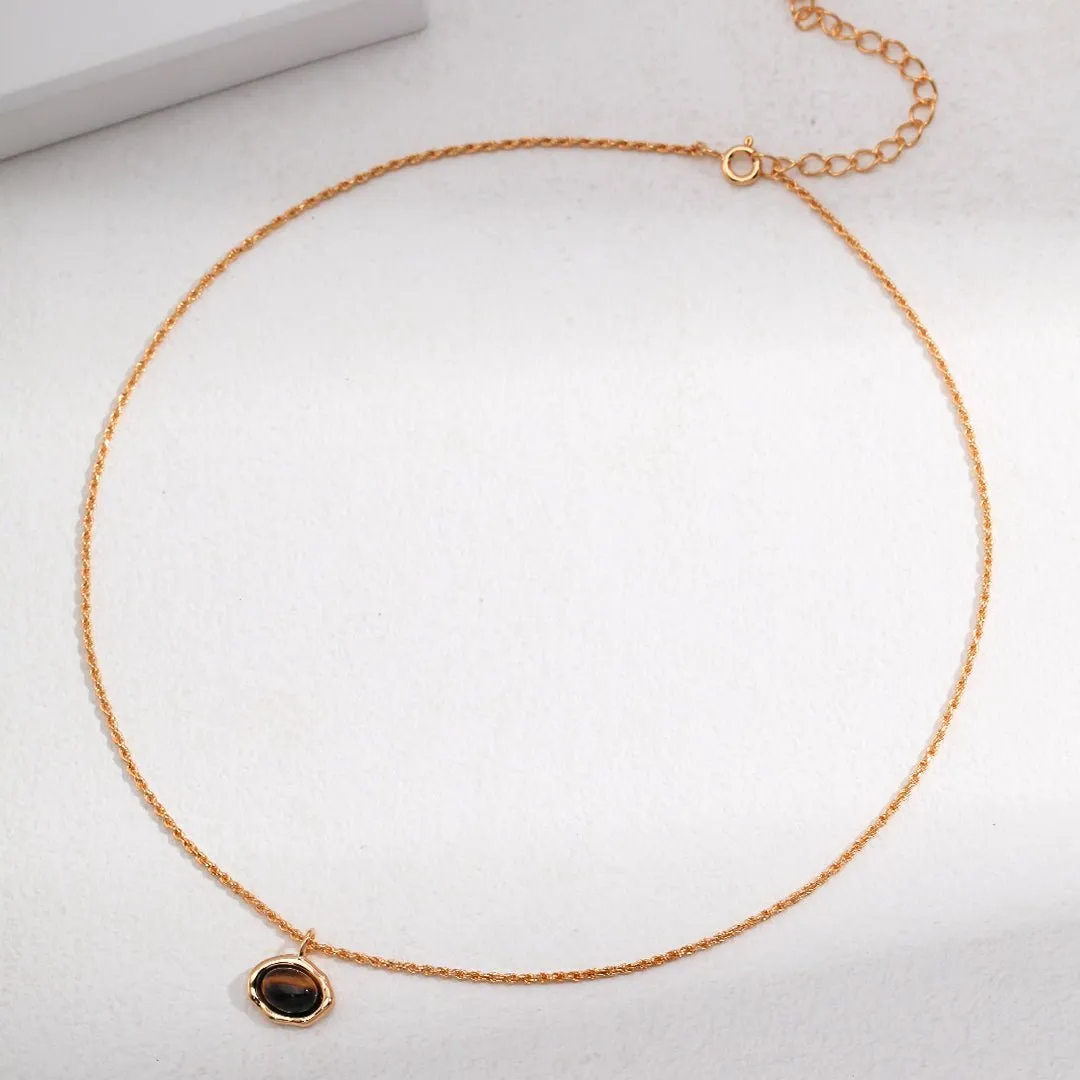 Tiger Eye Stone Necklace