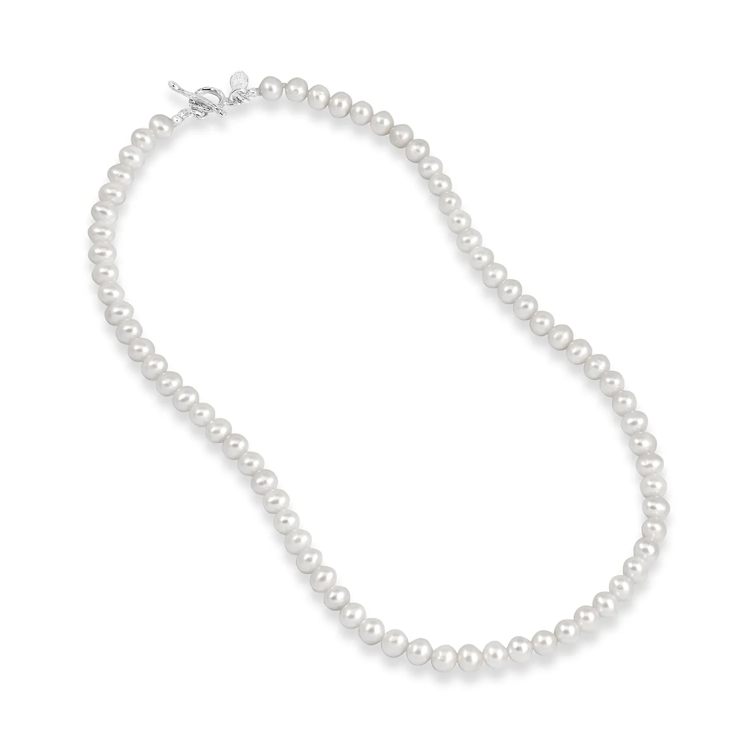 Timeless White Freshwater Pearl Necklace