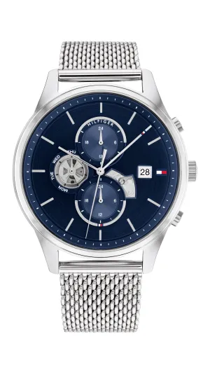 Tommy Hilfiger Weston Stainless Steel Navy Dial Men's Watch 1710504