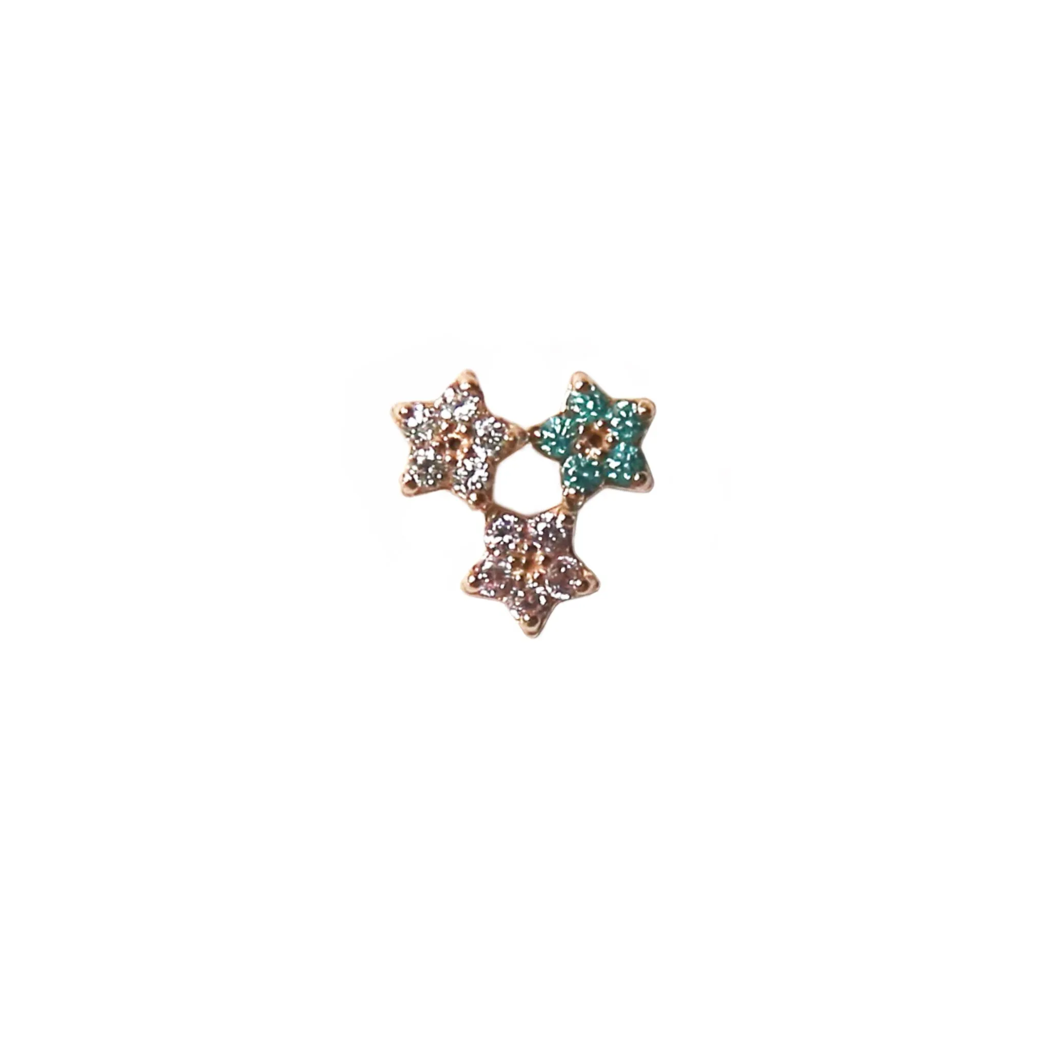 Twinkle Star Stud | 14K Rose Gold